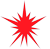 red starburst