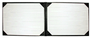 Panoramic Diploma Case with White Moiré Lining