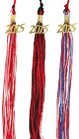Multi-color tassels right side