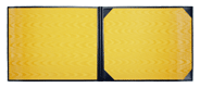 Panoramic Diploma Inside Gold Moiré Lining